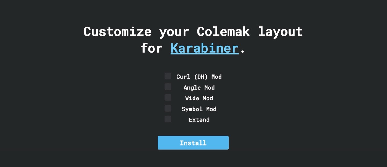 Karabiner Colemak